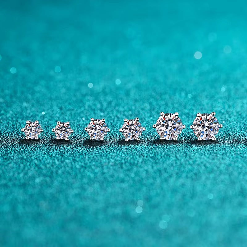 Moissanite Stud Earrings