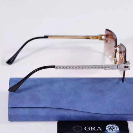 Moissanite sunglasses