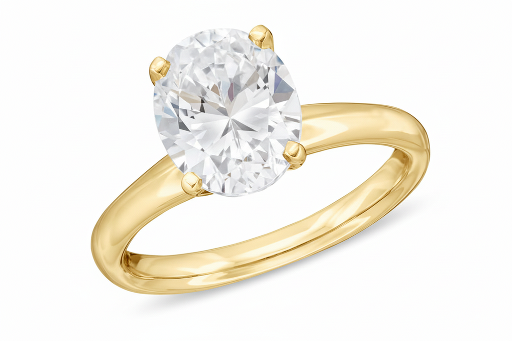 1ct Moissanite Women Engagement Ring