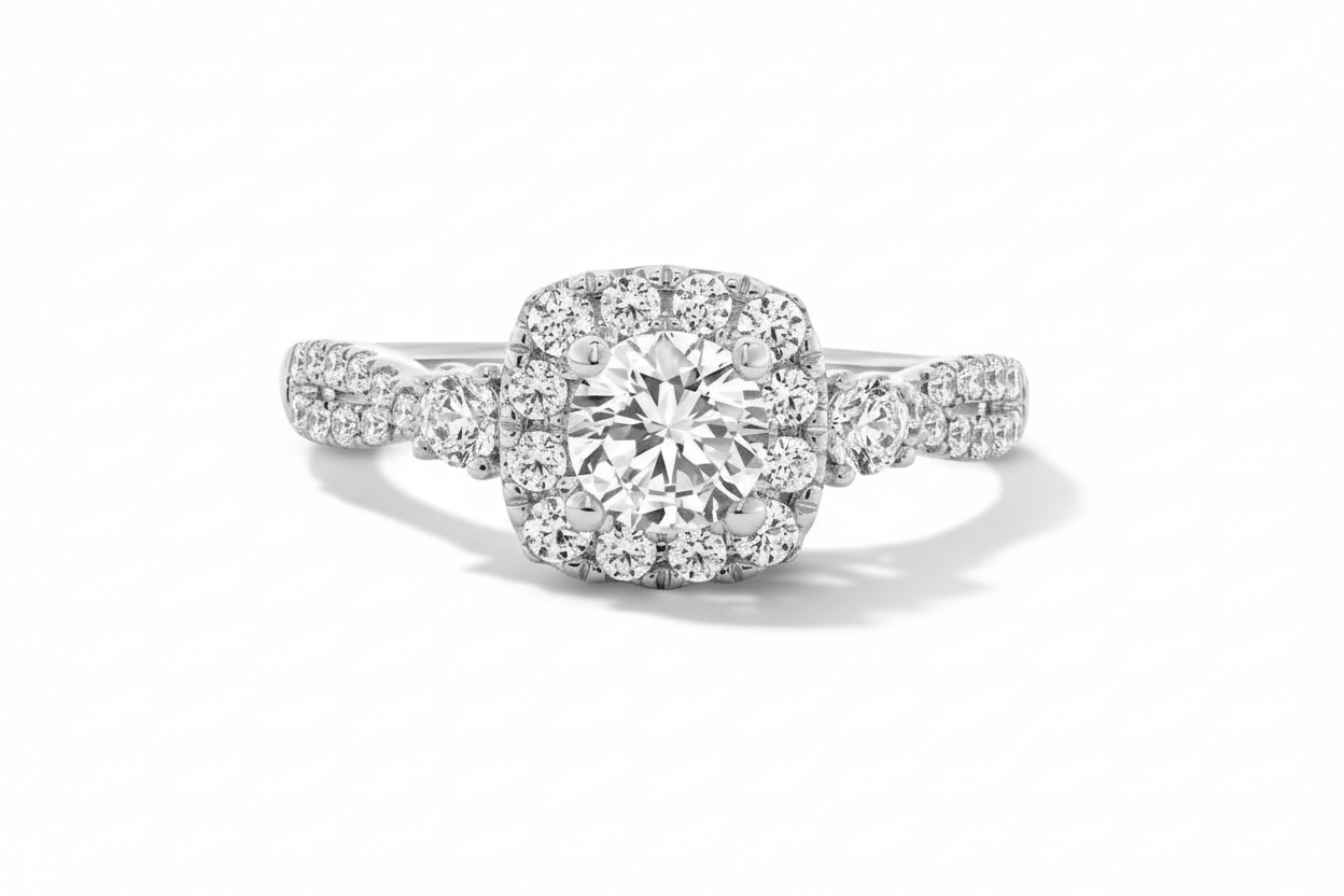 2ct Moissanite Women Engagement Ring