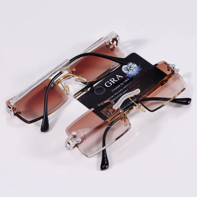 Moissanite sunglasses