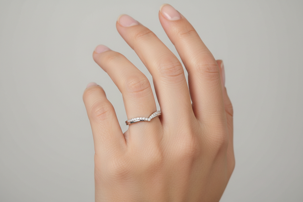 0.5ct Moissanite Women Redding Ring