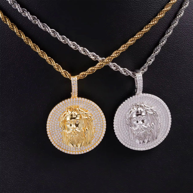 Jesus Round Pendant