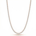 3mm Moissanite Tennis Necklace