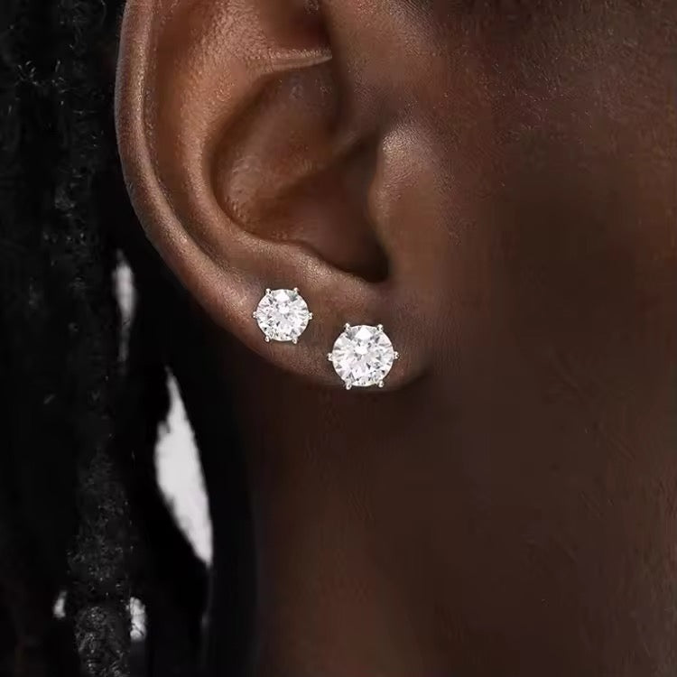 Moissanite Stud Earrings