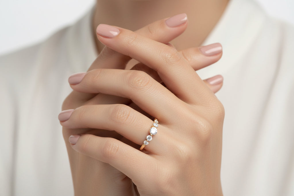 1.5ct Moissanite Women Wedding Ring