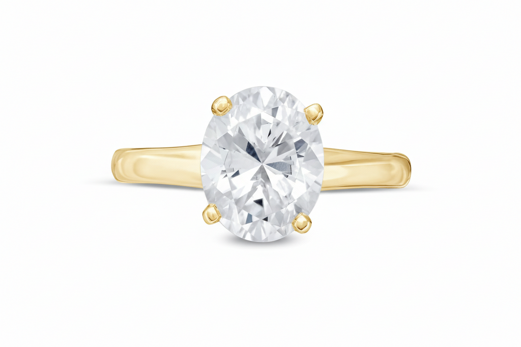 1ct Moissanite Women Engagement Ring