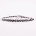 3mm Black Moissanite tennis bracelet